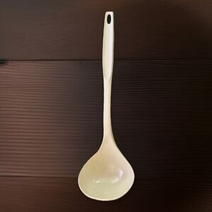 Vintage Foley Nylon Plastic Soup Punch Ladle ALMOND OFF WHITE Cooking Utensil